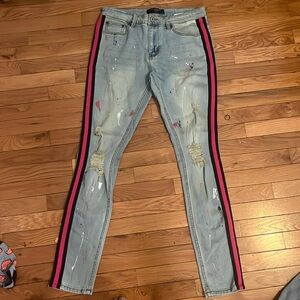 Serenade Paint Splattered Jeans